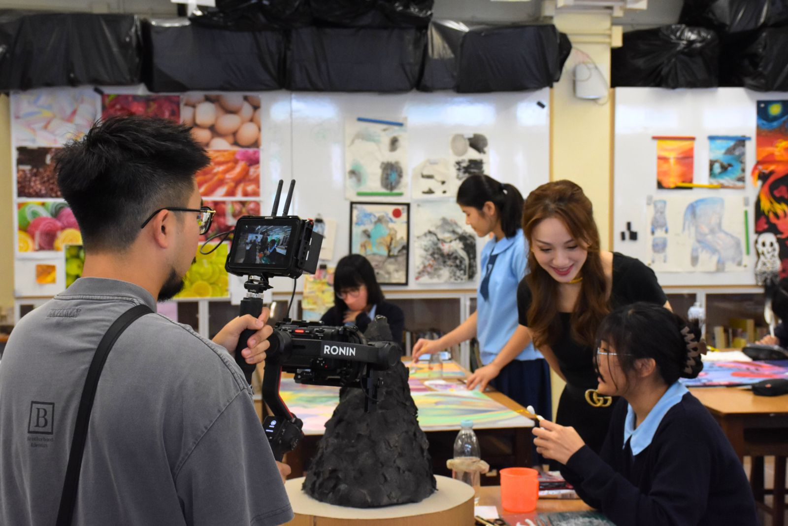 校園Open Day Behind-the-scenes shooting