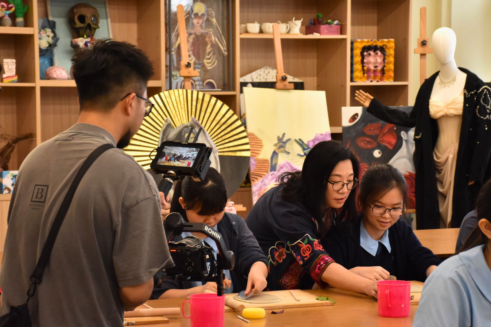 校園Open Day Behind-the-scenes shooting