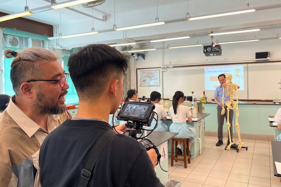 校園Open Day Behind-the-scenes shooting
