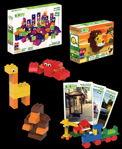 BiOBUDDi eco-friendly educational building blocks